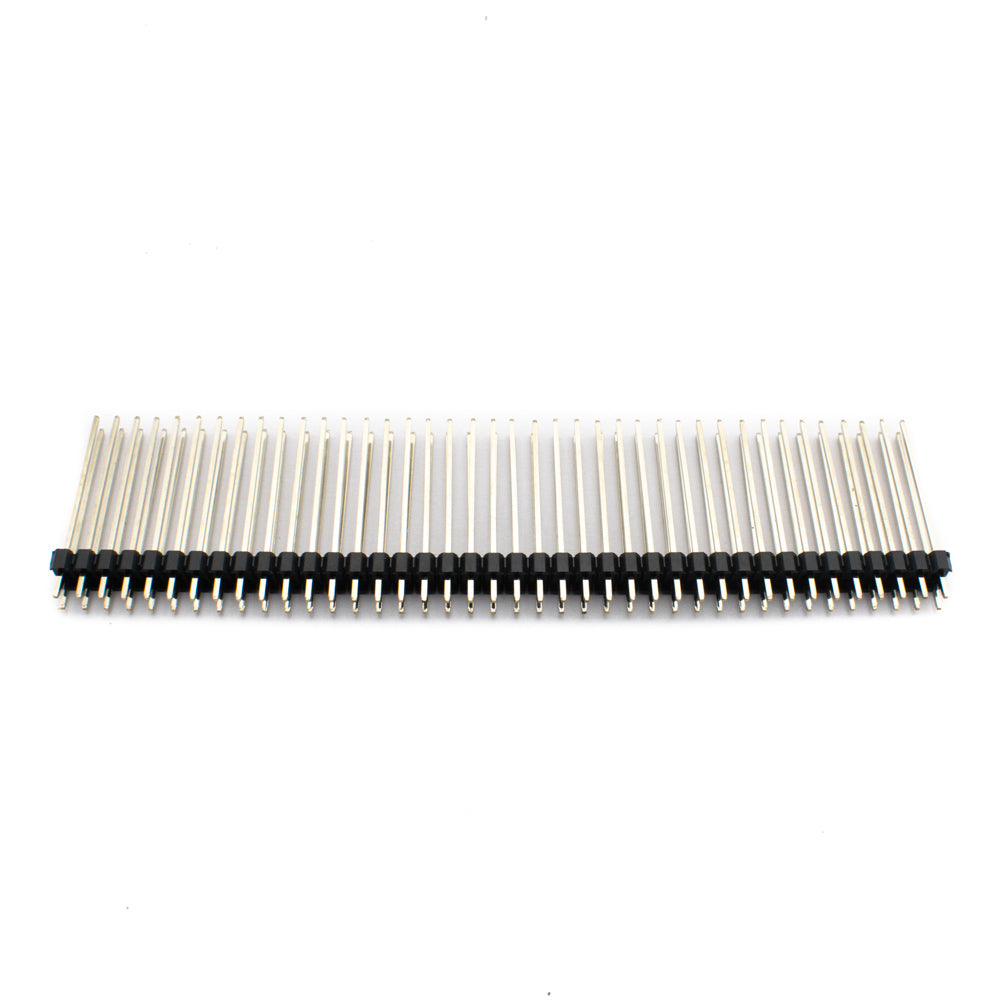 2.54mm 2x40 Pin 25mm Long Male Straight Double Row Brass Header Strip