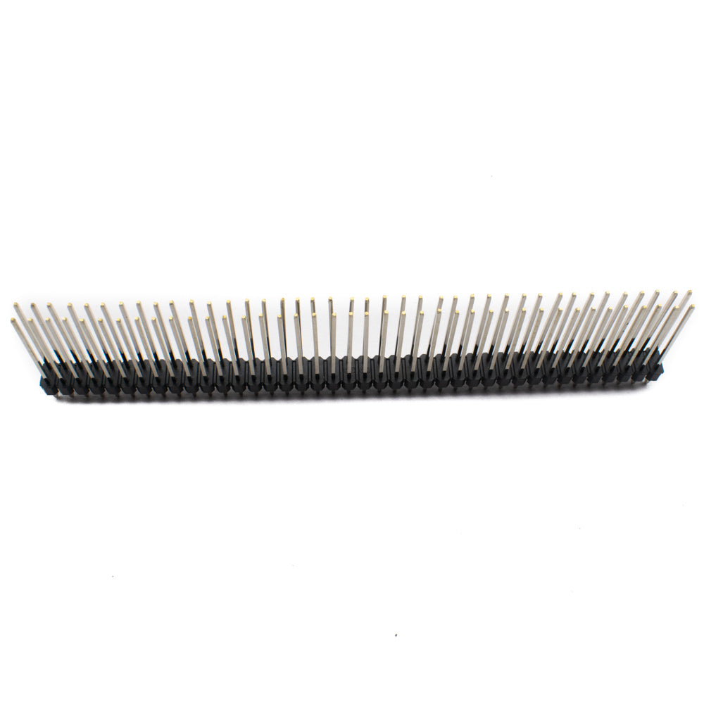 2.54mm 2x40 Pin 25mm Long Male Straight Double Row Brass Header Strip