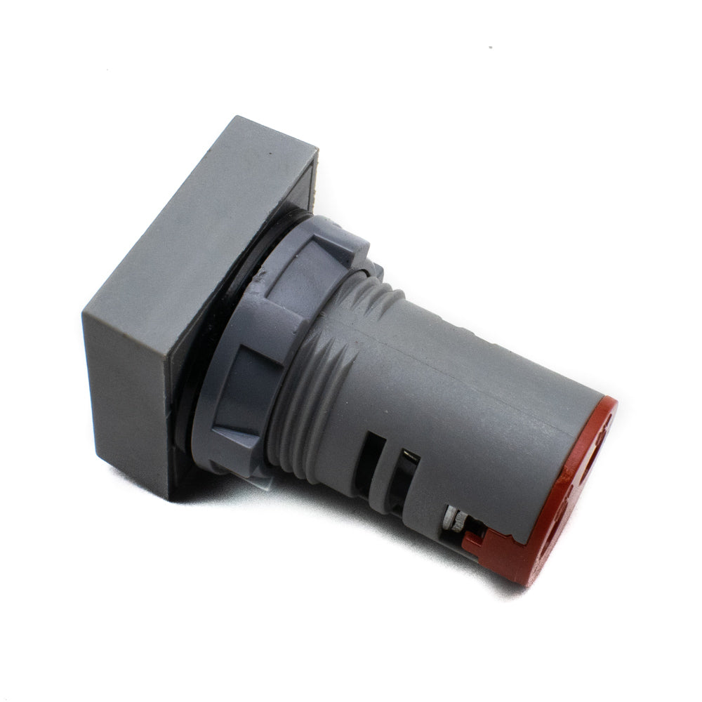 Sweideer AD136-22VMS Square Voltmeter Signal Lamp (Red)