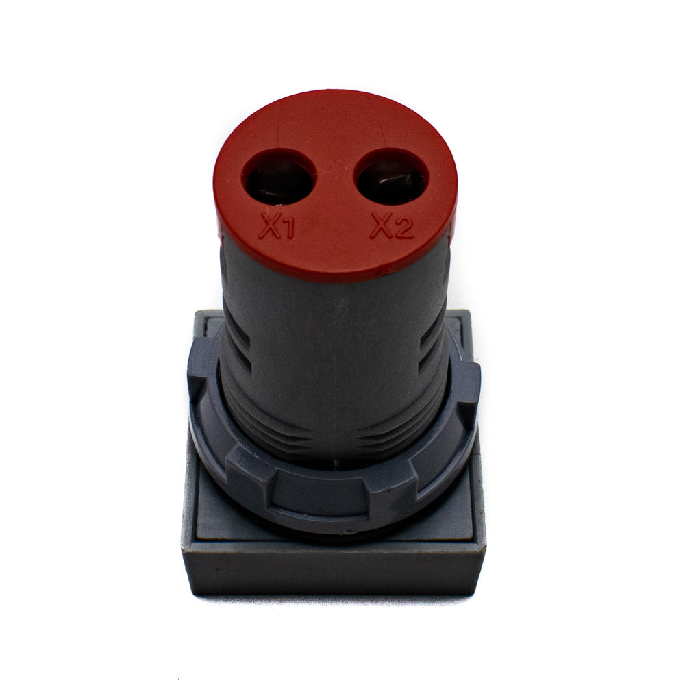 Sweideer AD136-22VMS Square Voltmeter Signal Lamp (Red)