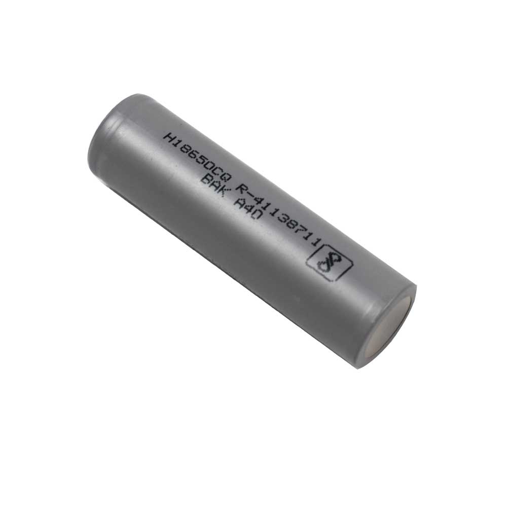 2550mAh BAK NMC 18650 3C Lithium Ion Battery