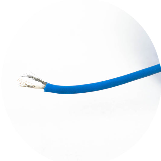 23 AWG Shielded Multi Strand Wire - 7/0.193mm (Blue) 90 Meter