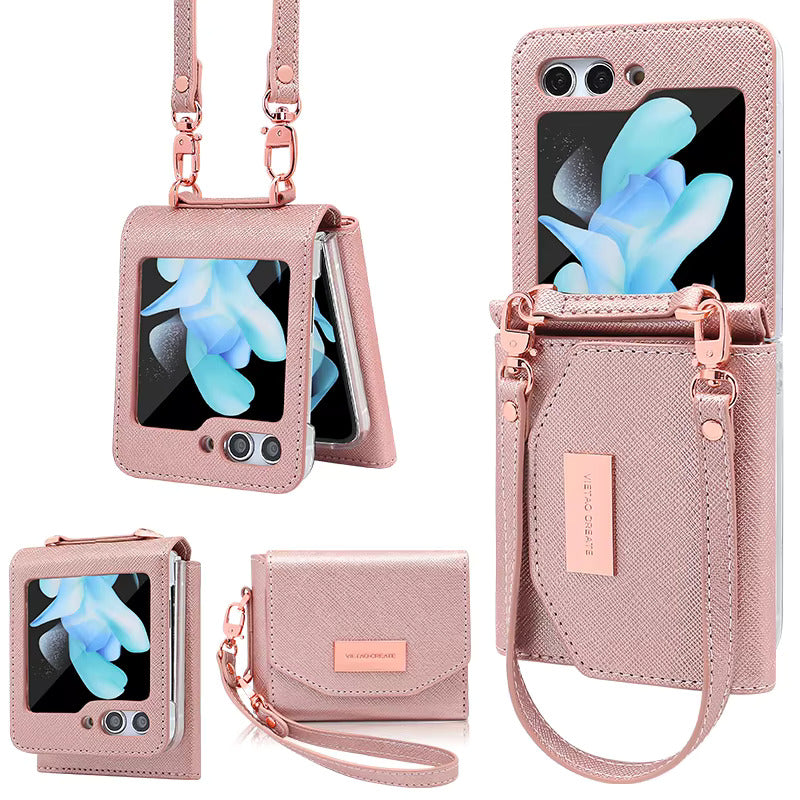 Vietao Leather Crossbody Wallet & Mobile Case - Samsung