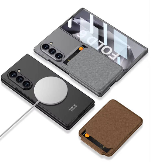 Prestigious Plaid Pattern Leather Case - Samsung