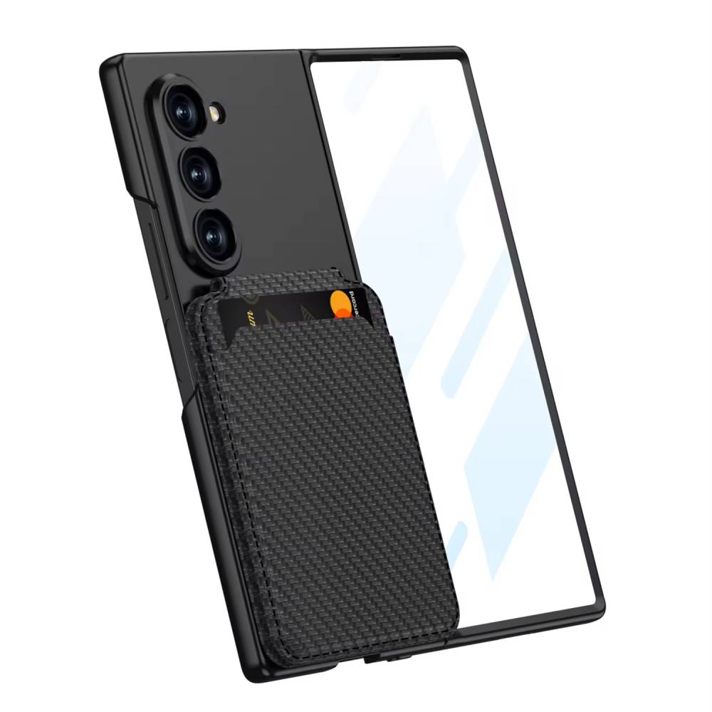 Prestigious Plaid Pattern Leather Case - Samsung