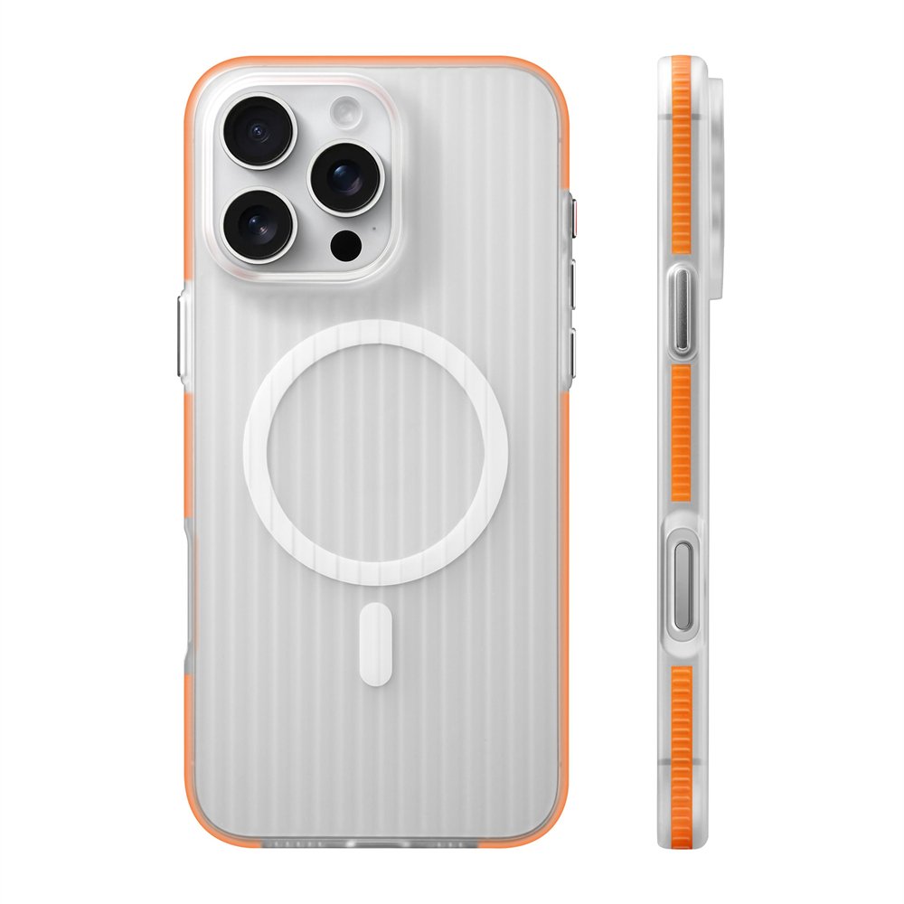 Smooth Corrugated Pattern MagSafe Case - iPhone