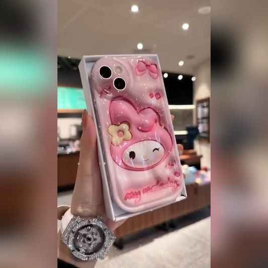Adorable 3D Kawaii Bunny Phone Case