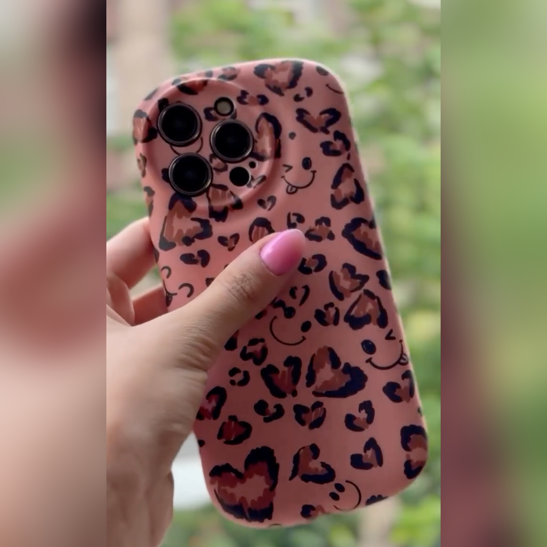 Trendy Print Case with Bracelet