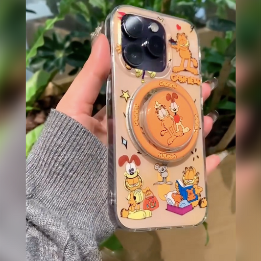 Garfield Cartoon Case with Phone Gripper