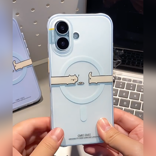 Cute Cat Spin Ring Holder Case