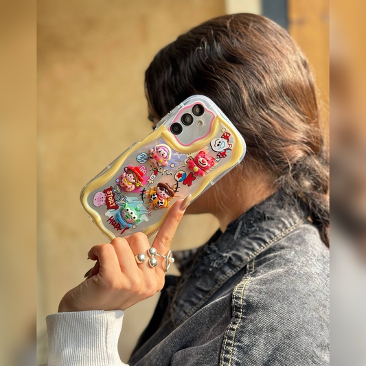 Cute 3D Toy-Themed Phone Case - Samsung