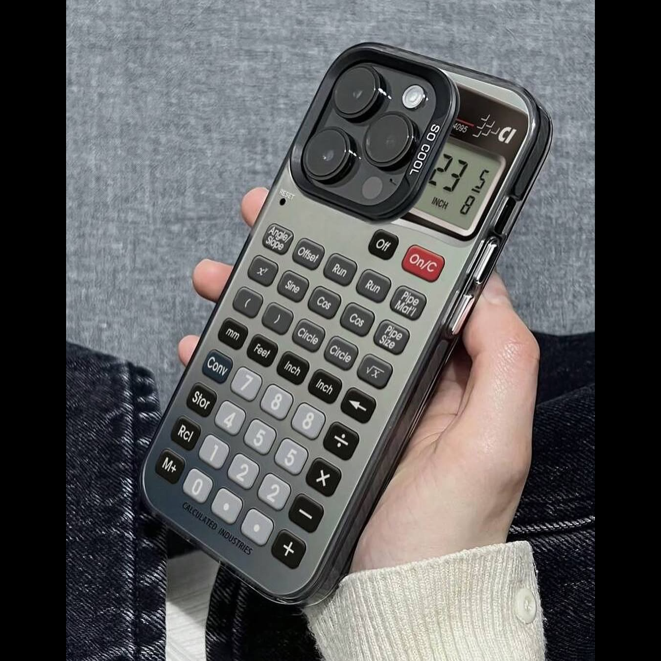 Retro Calculator Style Phone Case