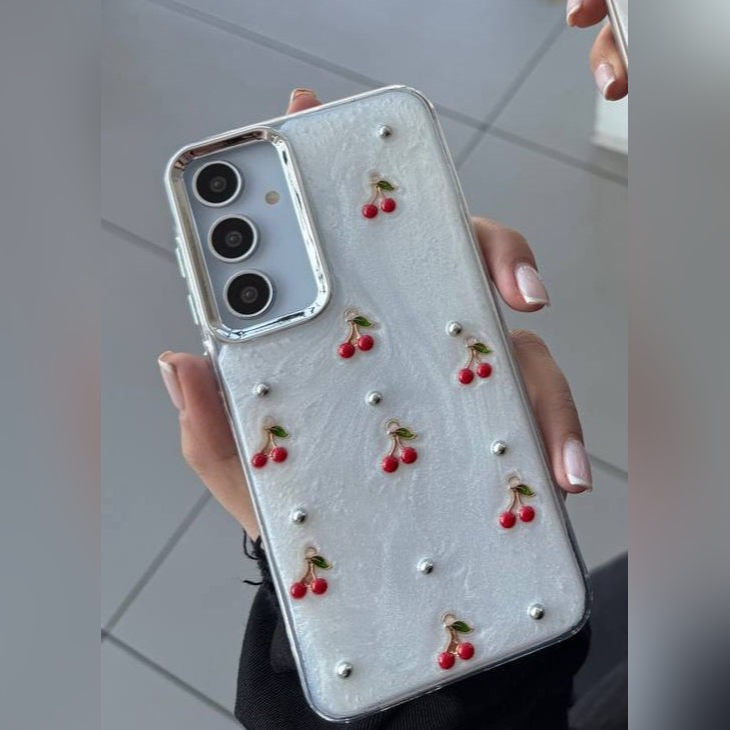 Sweet Sparkly Cherry Bomb Case - Samsung