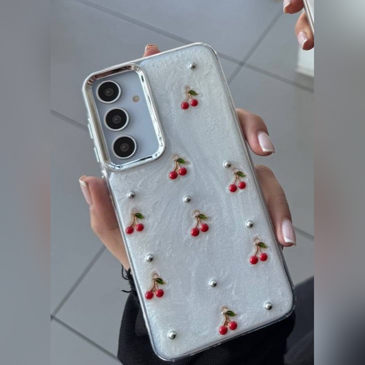 Sweet Sparkly Cherry Bomb Case - Samsung