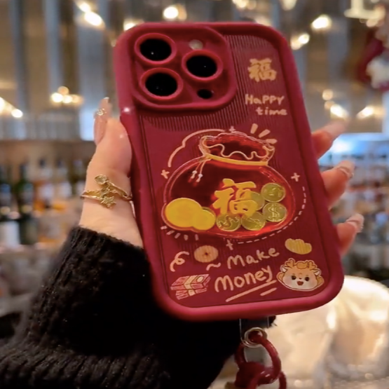 Fortune Coin Charm Phone Case