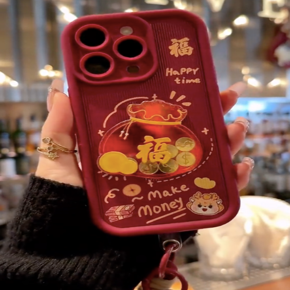 Fortune Coin Charm Phone Case