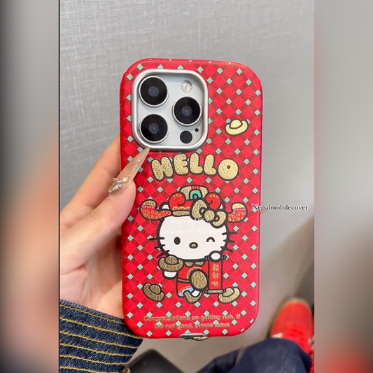 Hello Kitty Case With Charm Bracelet