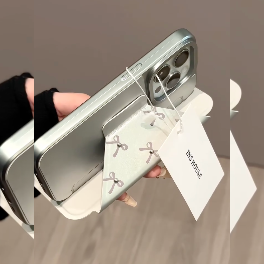 Elegant Bow Pattern Wallet Case