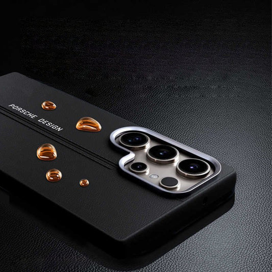 Stylish Business Leather MagSafe Case - Samsung