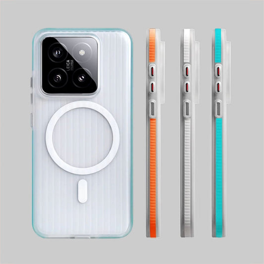 Geometric 3D Stripes MagSafe Case - Xiaomi