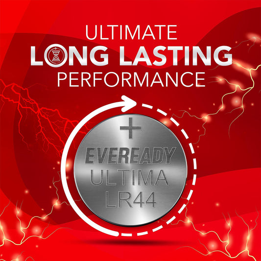 Eveready: 1.5V LR44 Round Lithium Coin Button Cells