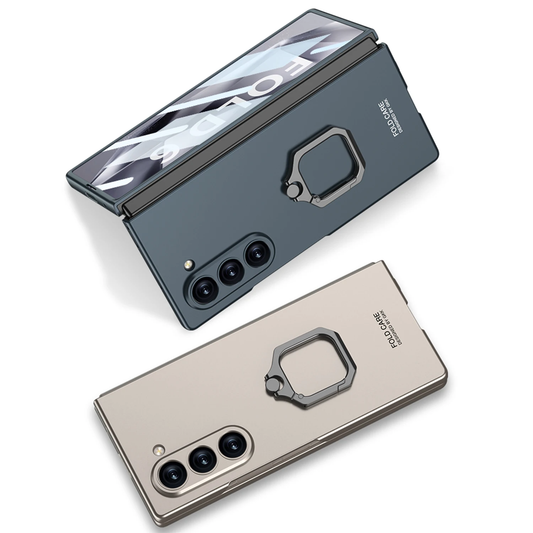 Galaxy Z Fold Series Refined Matte Ring Holder Case