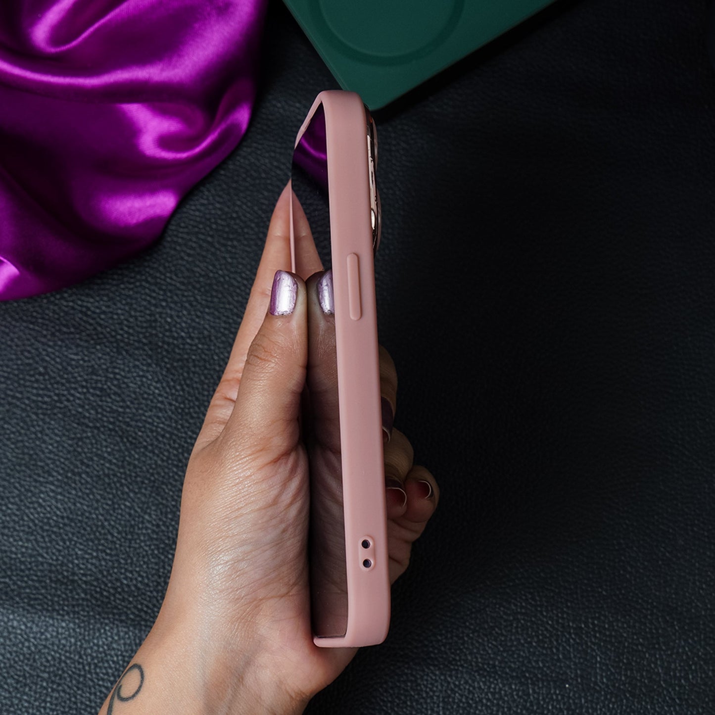Luxury Brand Puff leather Phone Case - iPhone