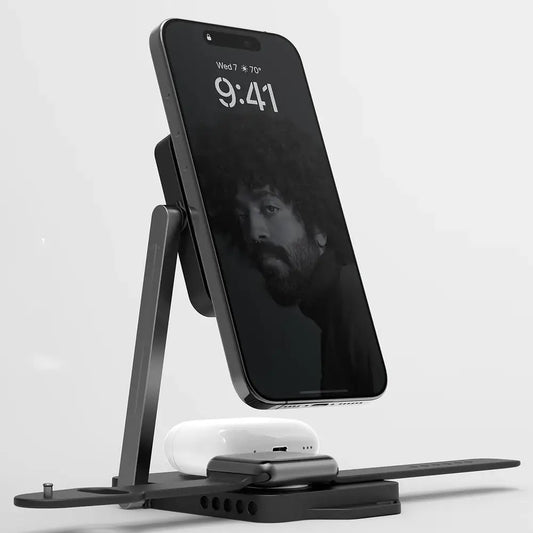 Versatile 4-in-1 Folding Wireless Charger with MagSafe