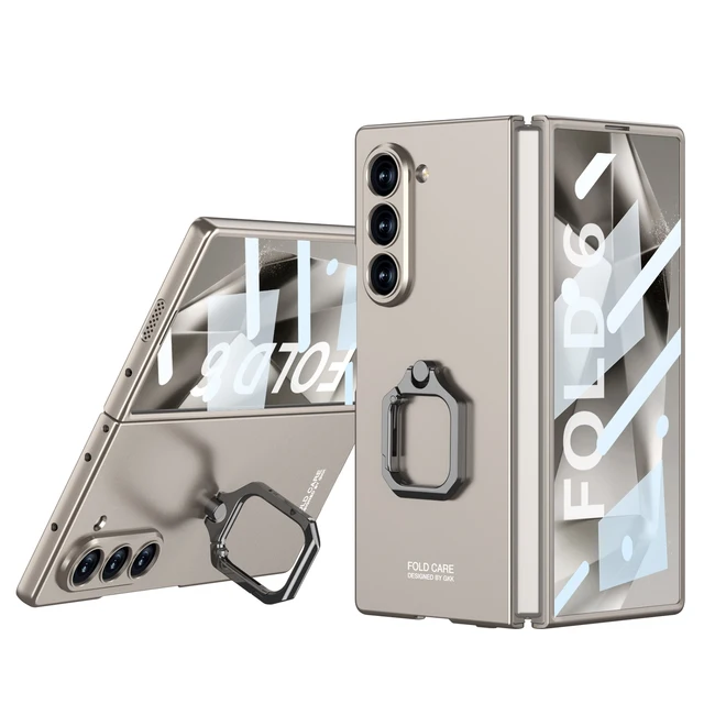 Galaxy Z Fold Series Refined Matte Ring Holder Case