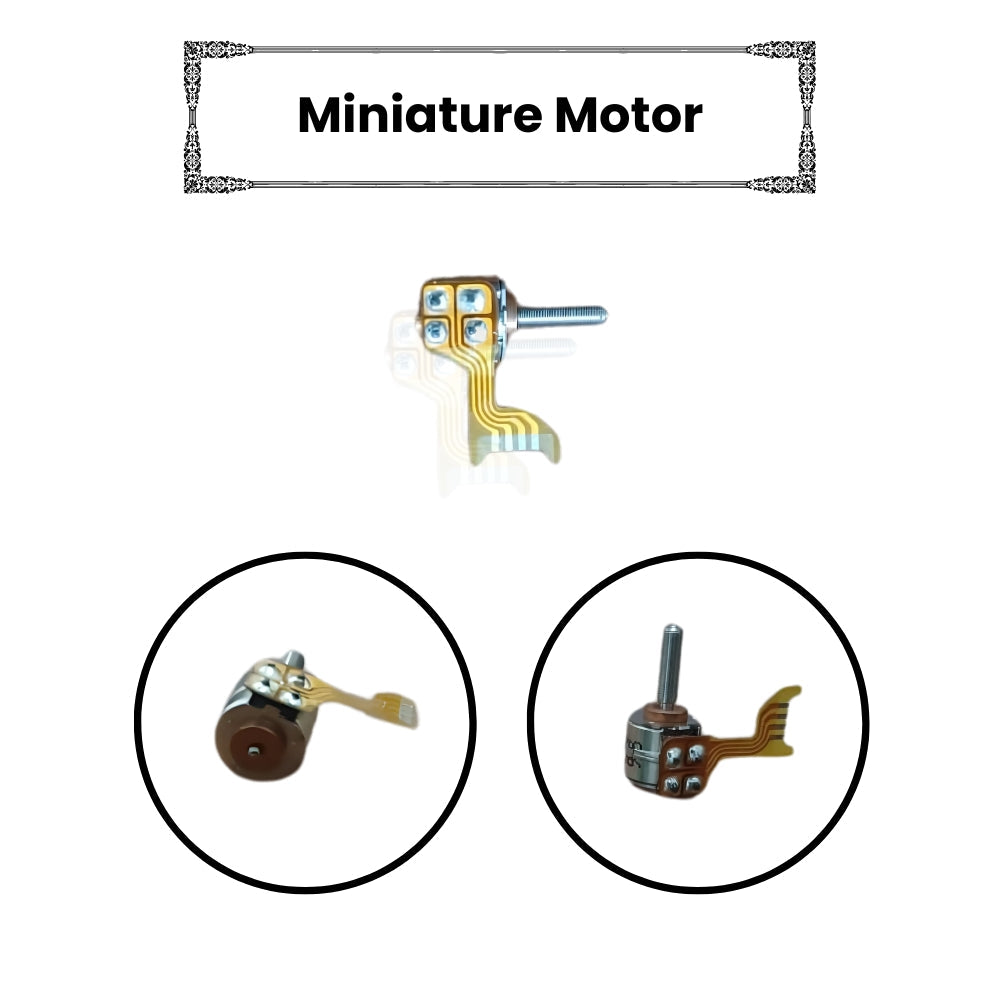 4-Pins Miniature DC Stepper Motor with Screw Shaft
