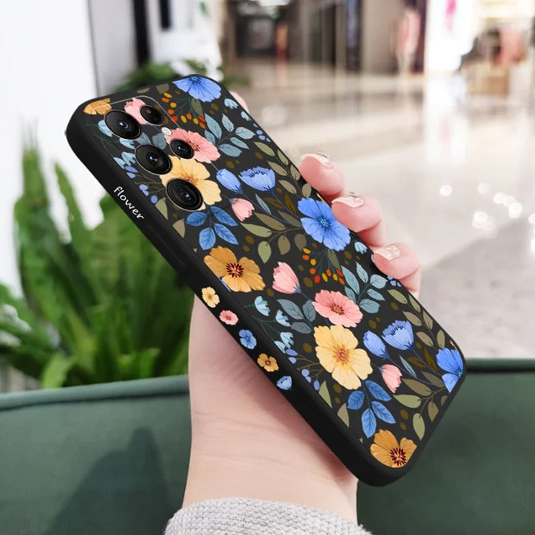 Floral Flourish Pattern Case - Samsung