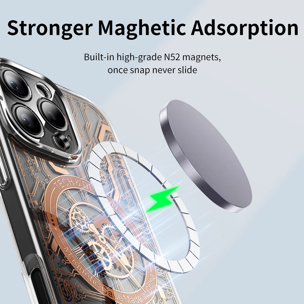 Futuristic Circuit Board Transparent Case - iPhone