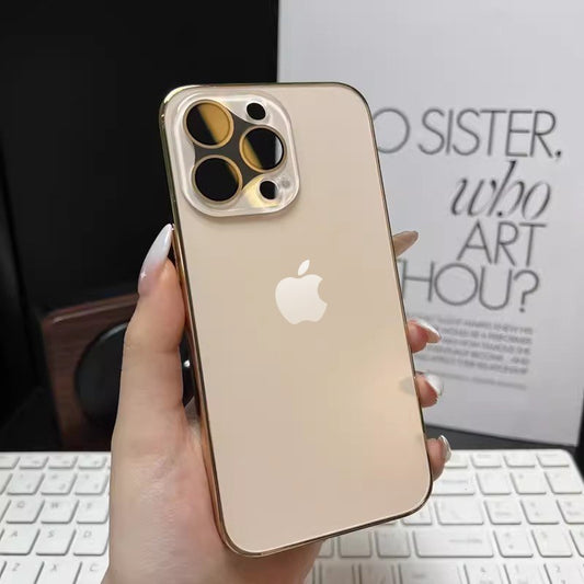 Electroplated Flywheel Spin Crystal Lens Case - iPhone