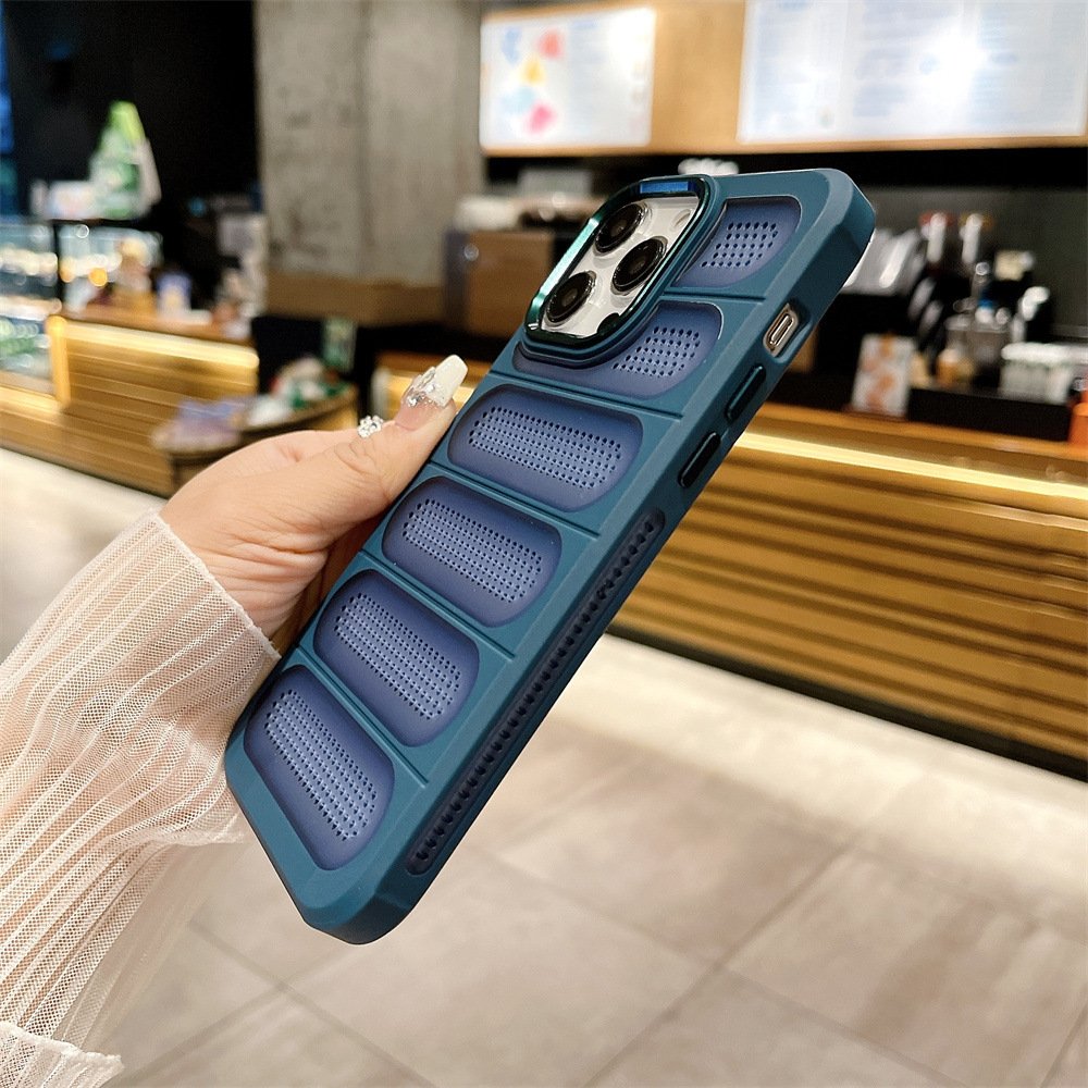Frosted Airflow Breathable Mesh Case - iPhone