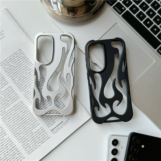 Electroplating Hollow Pattern Protective Case - Samsung