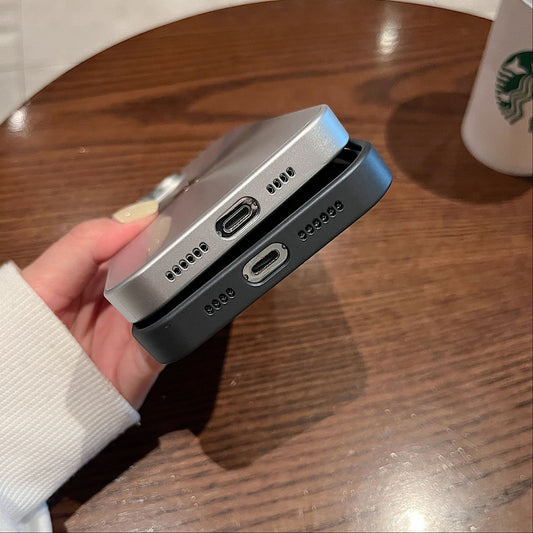 Built-in Laser Film Lens Protective Case- iPhone