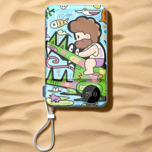 10,000mAh Cute Cartoon Magnetic Power Bank