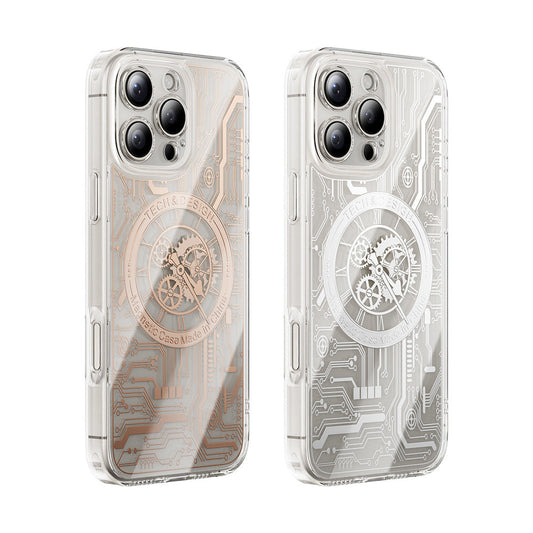 Futuristic Circuit Board Transparent Case - iPhone
