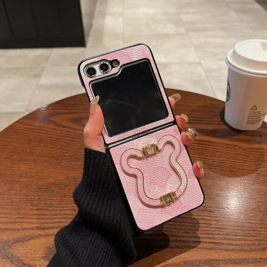 Cute Bear Ring Bracket Case - Samsung