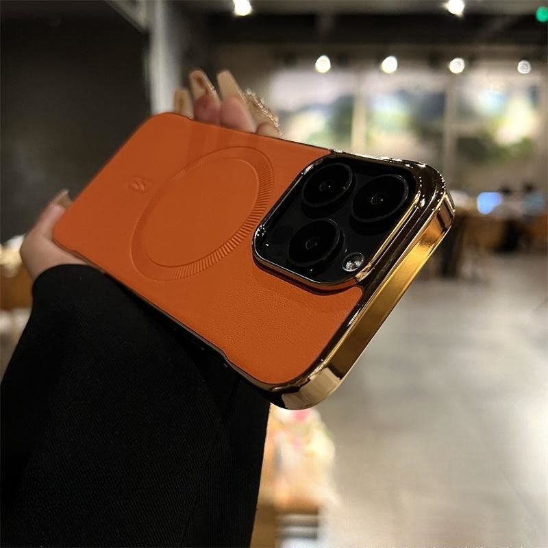 Frameless Magsafe Leather Case - iPhone
