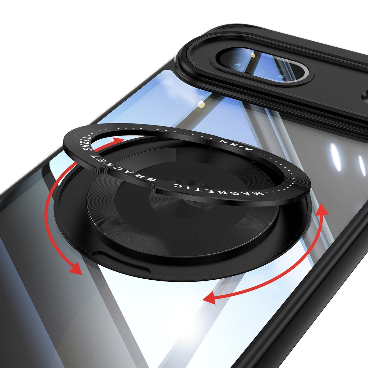 Luxury magnetic rotating bracket Case - Google