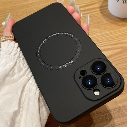 iPhone Series For Matte Slim Magnetic MagSafe Case