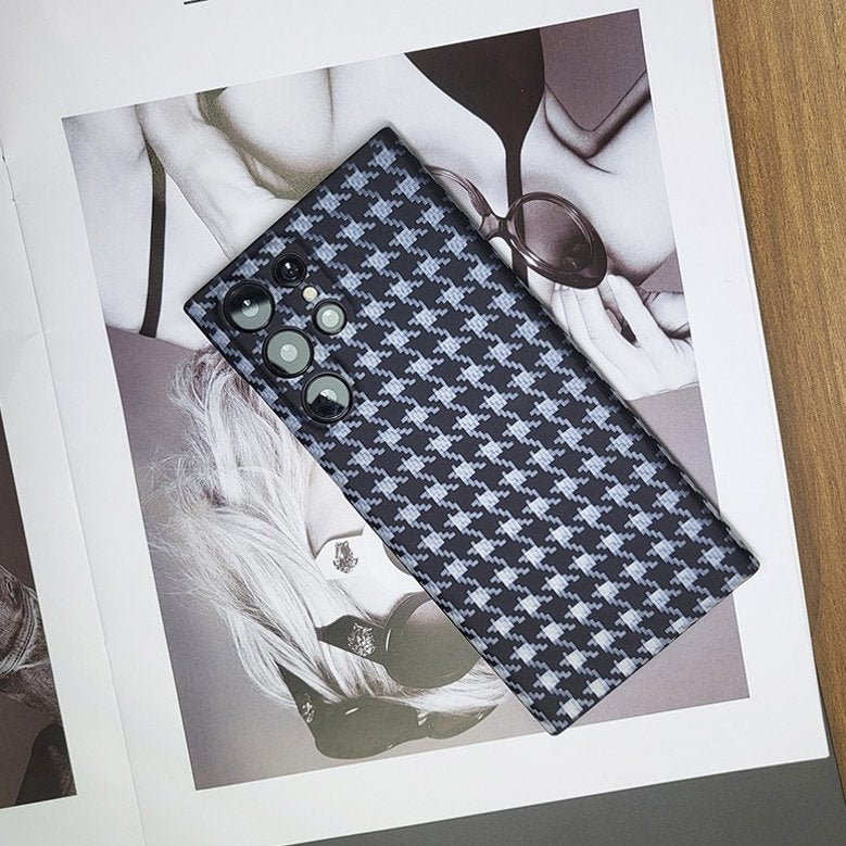 Stylish Woven Textile Pattern Case - Samsung