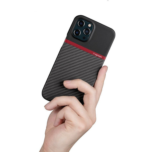 Elite Carbon Woven Stripe Pattern Case - iPhone
