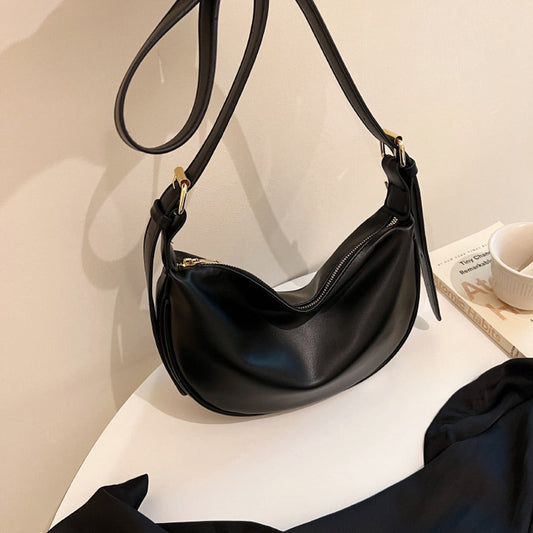 Modern Crescent Hobo Bag