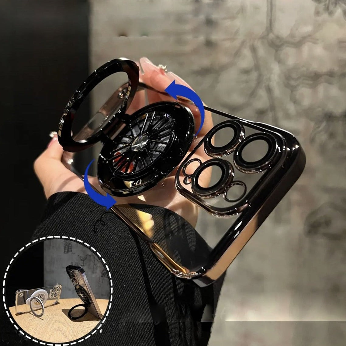 Ultimate Magnetic Rotating Borderless Case - iPhone