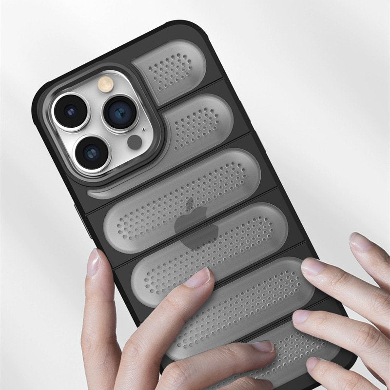 Frosted Airflow Breathable Mesh Case - iPhone