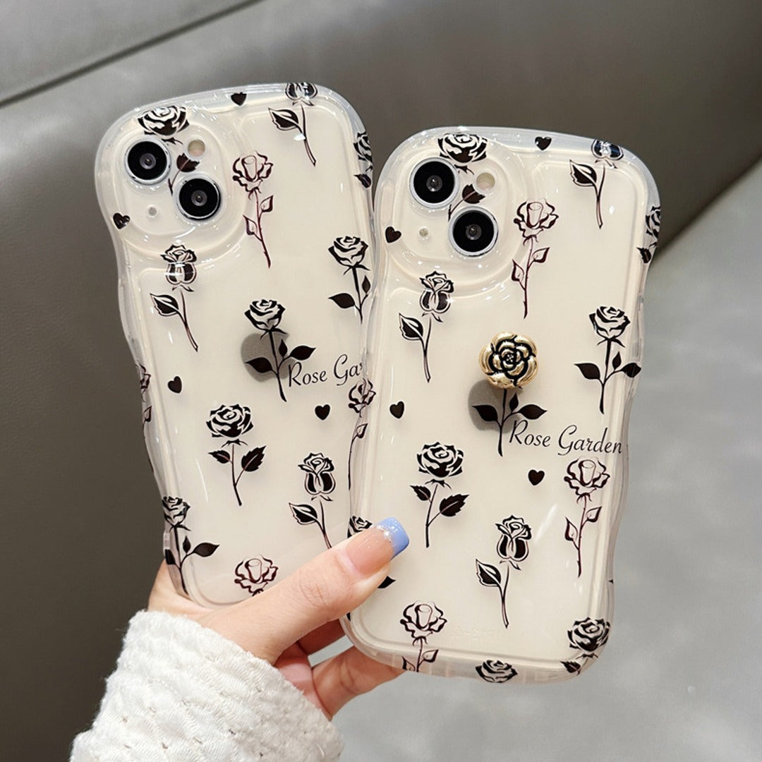3D Floral Sketch Case