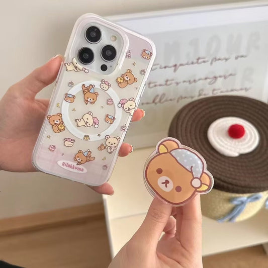 Cuddly Snooze Bear Magnetic Case