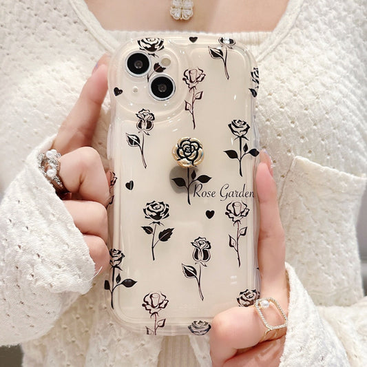 3D Floral Sketch Case